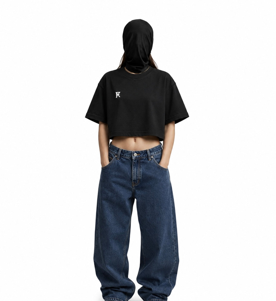 FX HEAVYWEIGHT CROP TOP - SIGNATURE LOGO