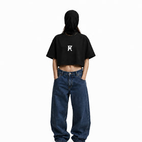 FX HEAVYWEIGHT CROP TOP - CENTER LOGO