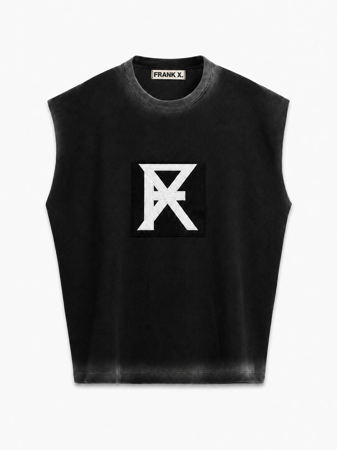 FX SLEEVELESS TEE — WASHED BLACK