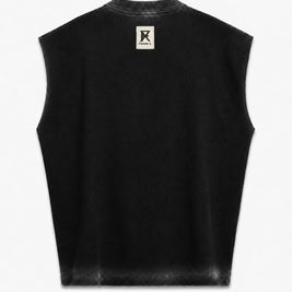 FX SLEEVELESS TEE — WASHED BLACK