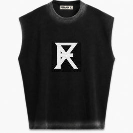 FX SLEEVELESS TEE — WASHED BLACK
