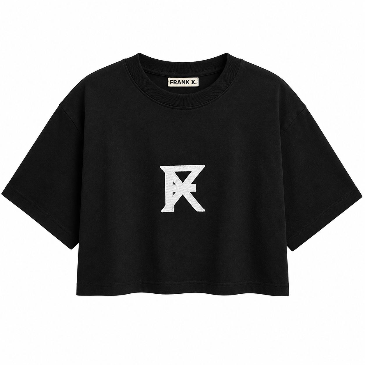 FX HEAVYWEIGHT CROP TOP - CENTER LOGO