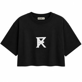 FX HEAVYWEIGHT CROP TOP - CENTER LOGO